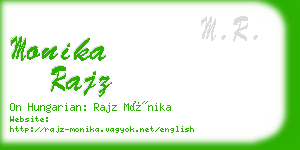 monika rajz business card